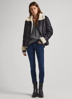 Women Pepe Jeans Pixie Skinny Fit Mid-Rise Jeans