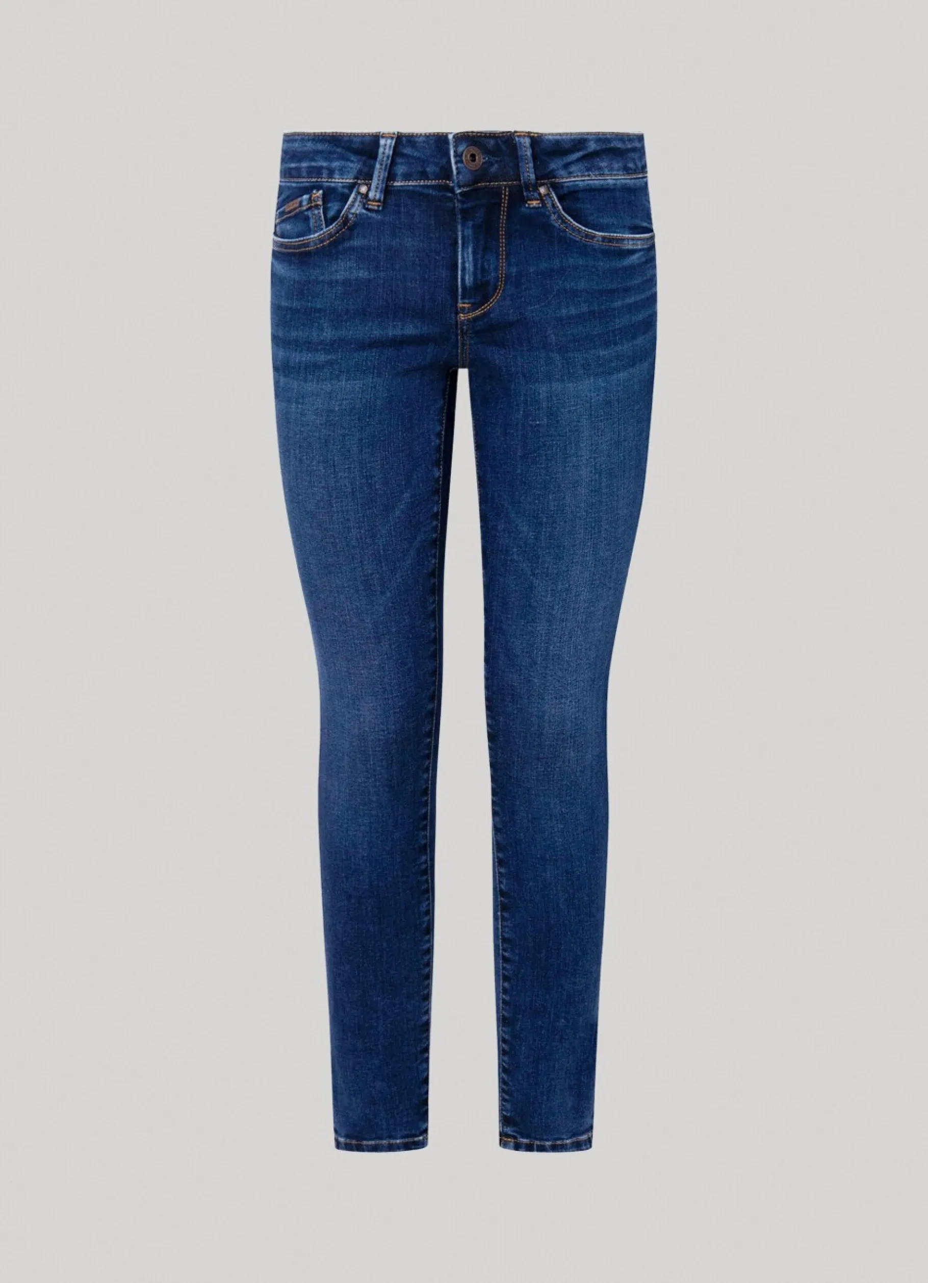 Women Pepe Jeans Pixie Skinny Fit Mid-Rise Jeans