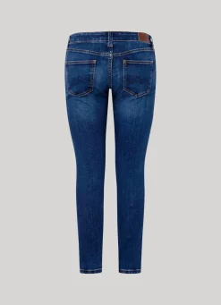 Women Pepe Jeans Pixie Skinny Fit Mid-Rise Jeans