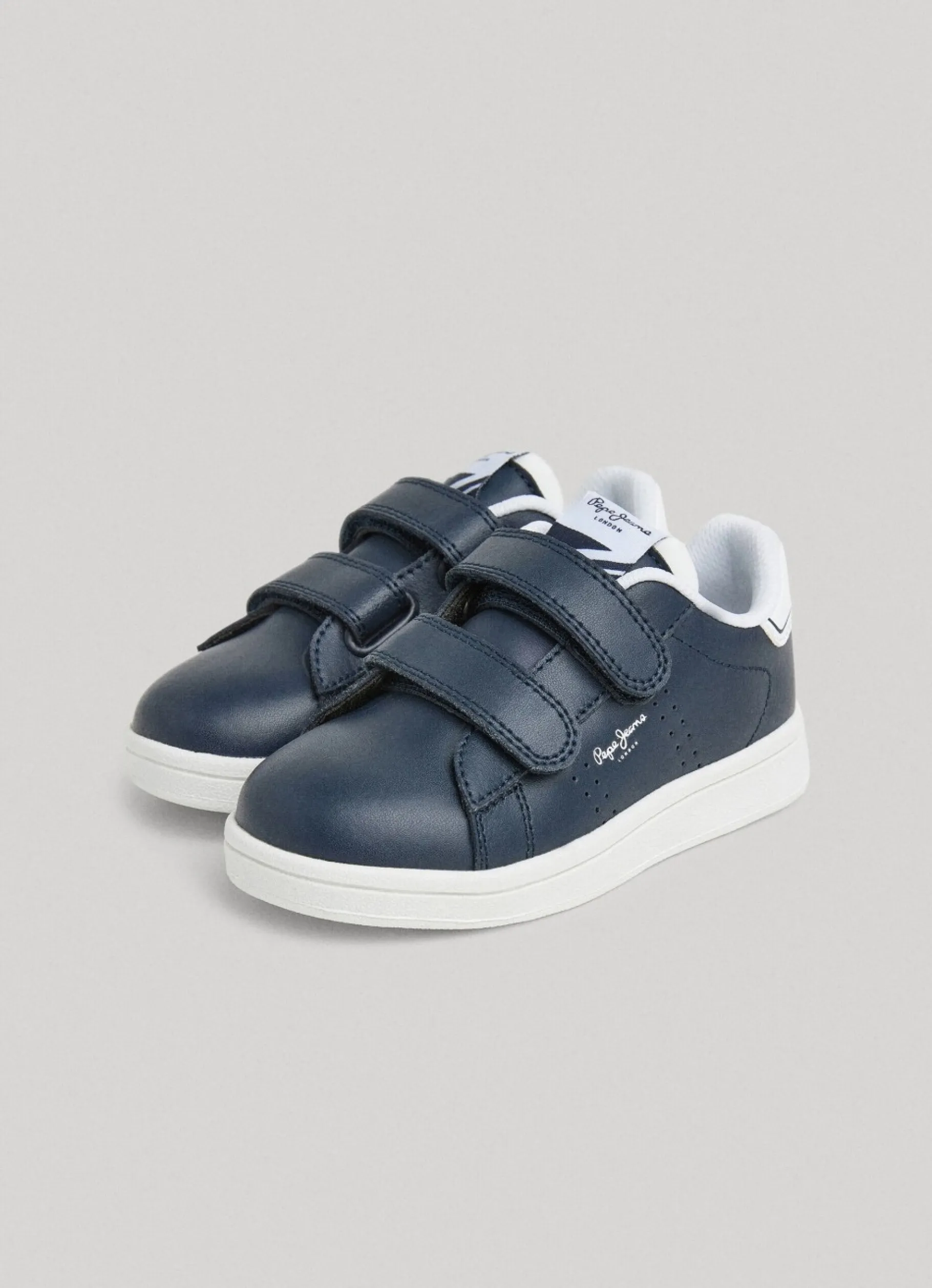 Boy Pepe Jeans Player Basic Leather Trainers