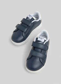 Boy Pepe Jeans Player Basic Leather Trainers