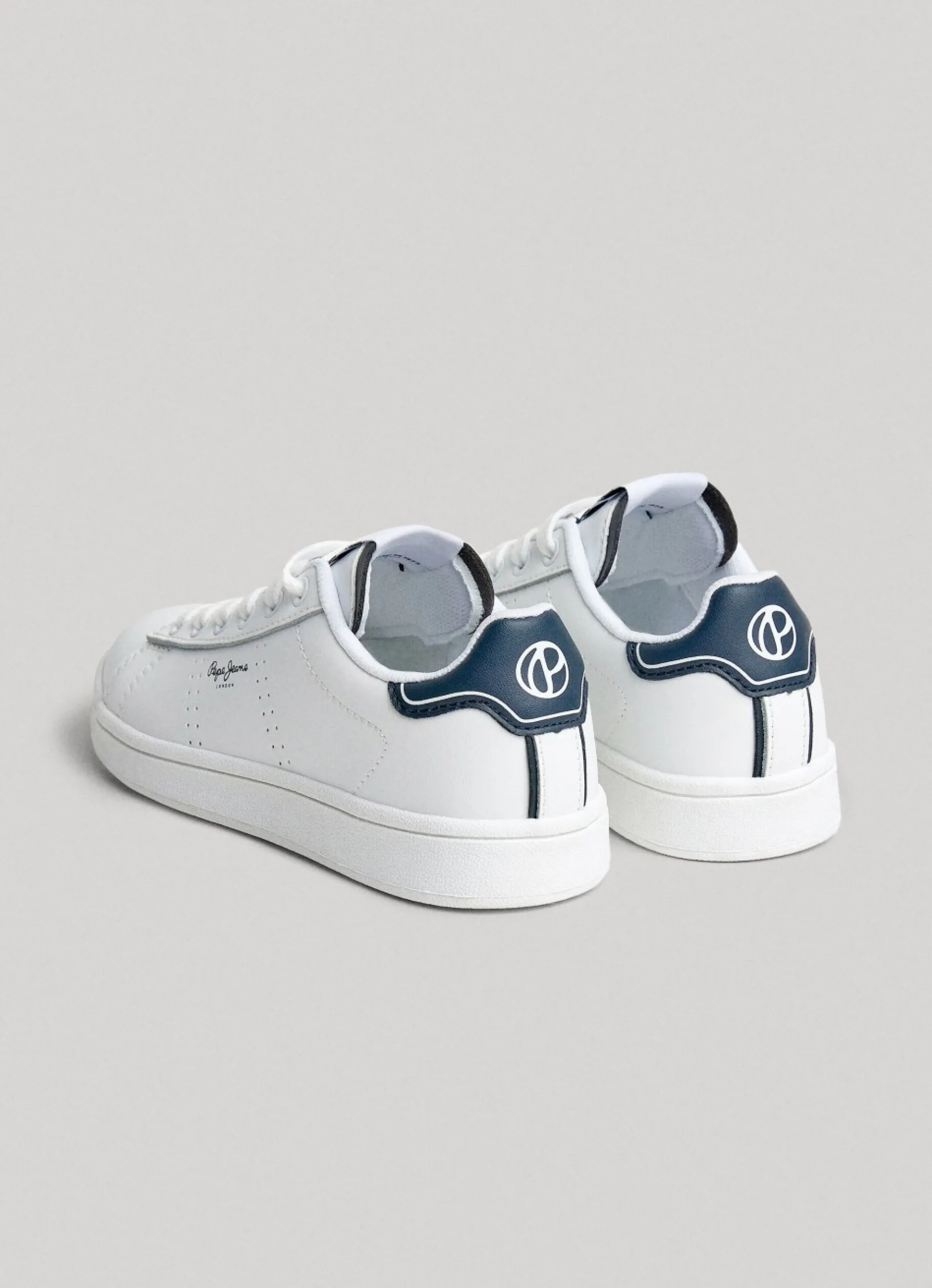 Boy Pepe Jeans Player Basic Leather Trainers