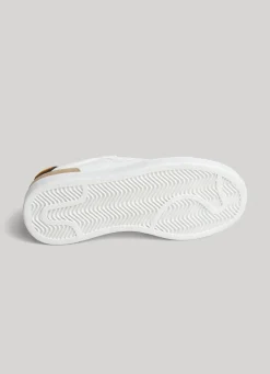 Boy Pepe Jeans Player Brit Leather Trainers