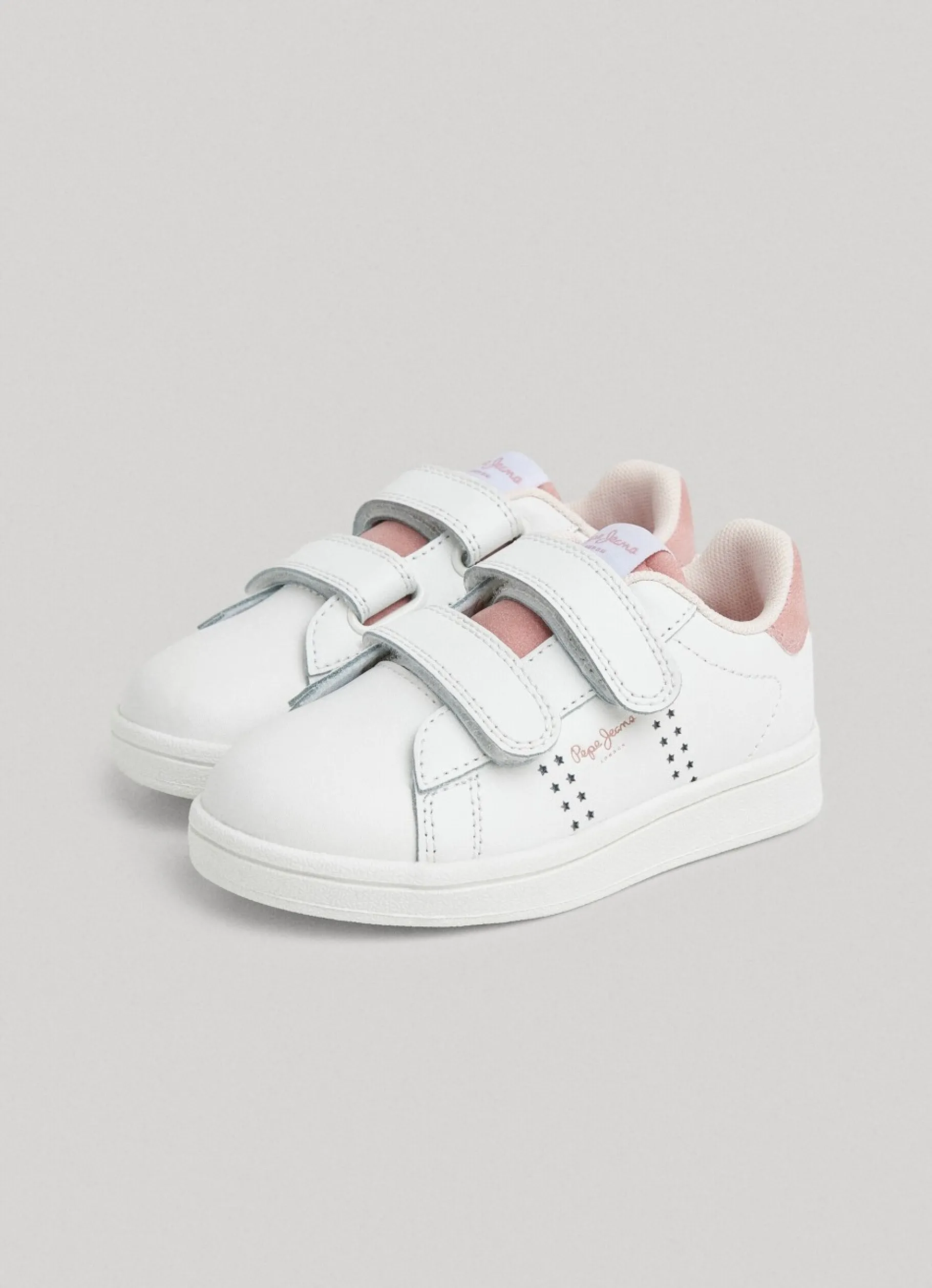Girl Pepe Jeans Player Star Leather Trainers
