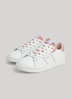 Girl Pepe Jeans Player Star Leather Trainers