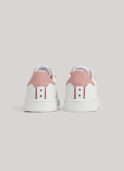 Girl Pepe Jeans Player Star Leather Trainers