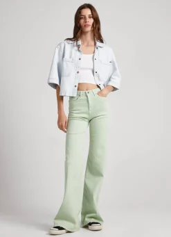 Women Pepe Jeans 5-Pocket Flare-Fit Trousers