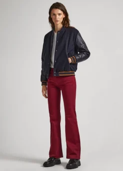 Women Pepe Jeans 5-Pocket Flare-Fit Trousers
