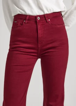 Women Pepe Jeans 5-Pocket Flare-Fit Trousers