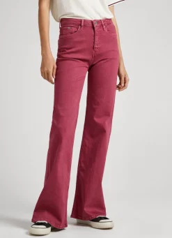 Women Pepe Jeans 5-Pocket Flare-Fit Trousers