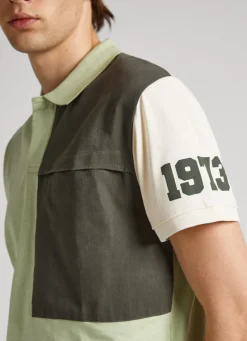 Men Pepe Jeans Portobello Polo Shirt With Chest Pocket