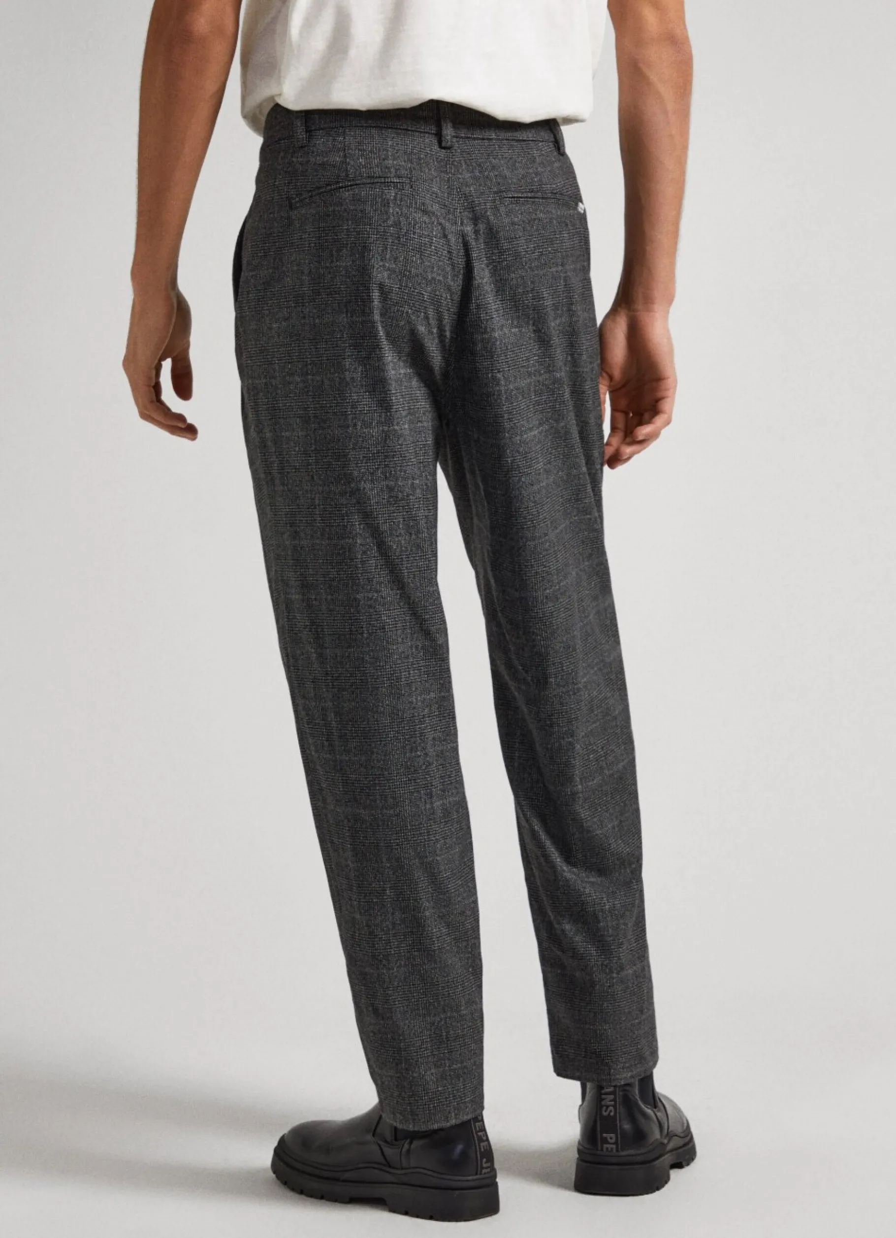 Men Pepe Jeans Prince Of Wales Trousers