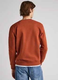 Men Pepe Jeans Printed Logo Cotton Sweatshirt
