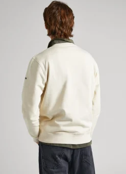 Men Pepe Jeans Printed Logo Cotton Sweatshirt