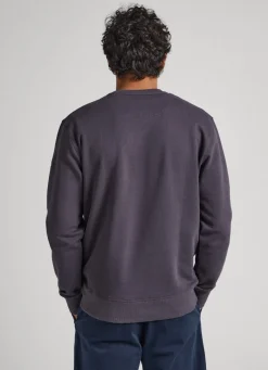 Men Pepe Jeans Printed Logo Cotton Sweatshirt