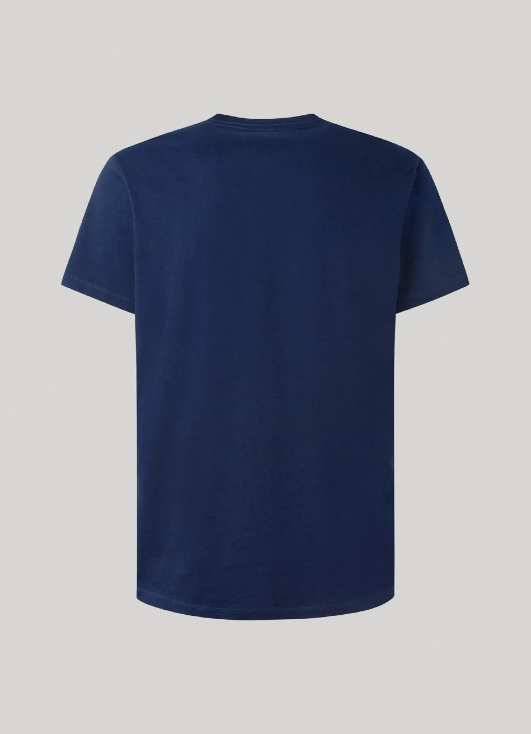 Men Pepe Jeans Printed Logo Cotton T-Shirt