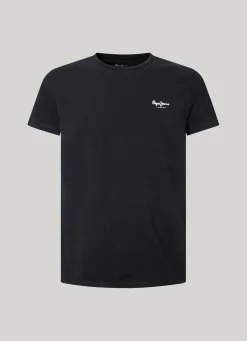 Men Pepe Jeans Printed Logo Cotton T-Shirt