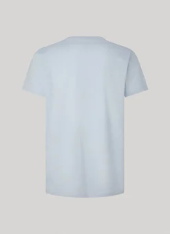Men Pepe Jeans Printed Logo Cotton T-Shirt