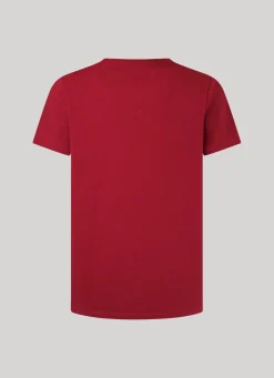 Men Pepe Jeans Printed Logo Cotton T-Shirt