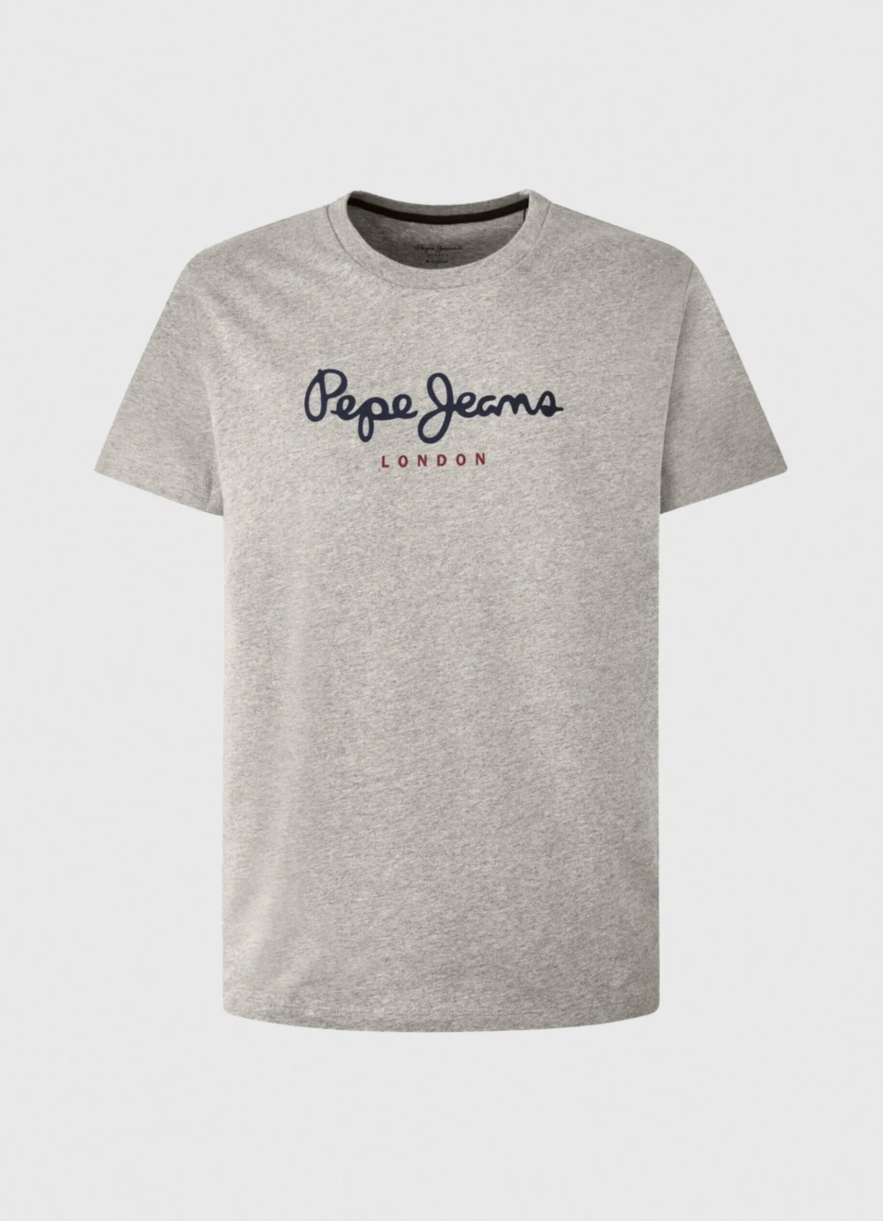 Men Pepe Jeans Printed Logo Cotton T-Shirt