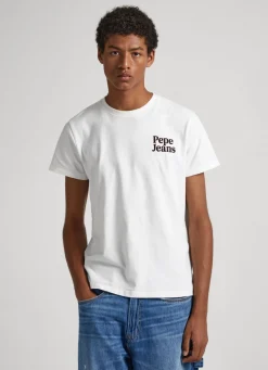 Men Pepe Jeans Printed Logo T-Shirt