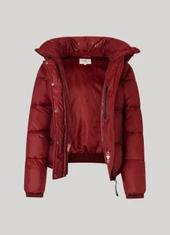 Women Pepe Jeans Puffer Jacket With Hood