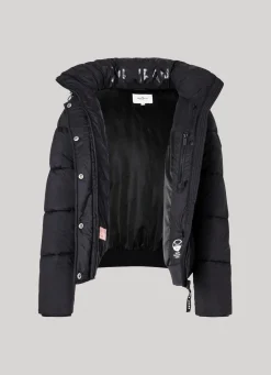 Women Pepe Jeans Puffer Jacket With Hood