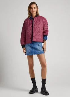 Women Pepe Jeans Quilted Down Jacket