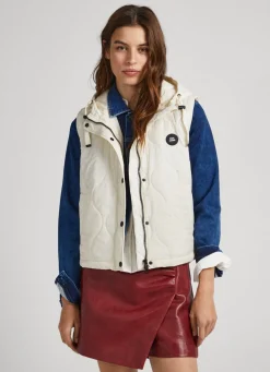 Women Pepe Jeans Quilted Vest
