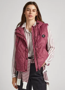 Women Pepe Jeans Quilted Vest