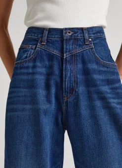 Women Pepe Jeans Rachel Balloon Fit High-Rise Jeans
