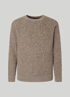Men Pepe Jeans Raglan Sleeve Cotton Sweatshirt