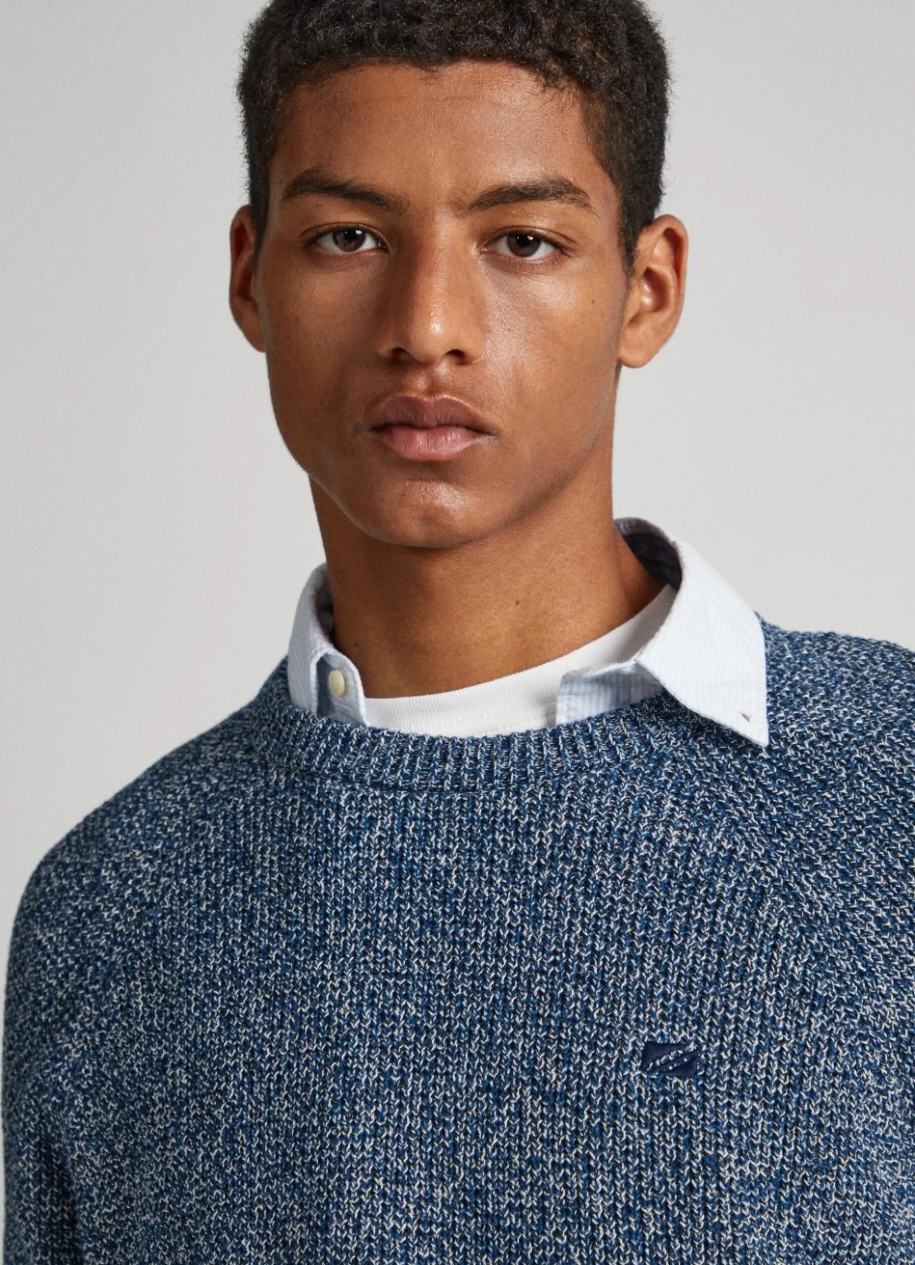 Men Pepe Jeans Raglan Sleeve Cotton Sweatshirt