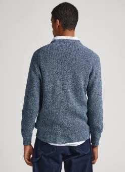 Men Pepe Jeans Raglan Sleeve Cotton Sweatshirt
