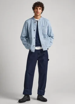 Men Pepe Jeans Railroad Stripe Jacket
