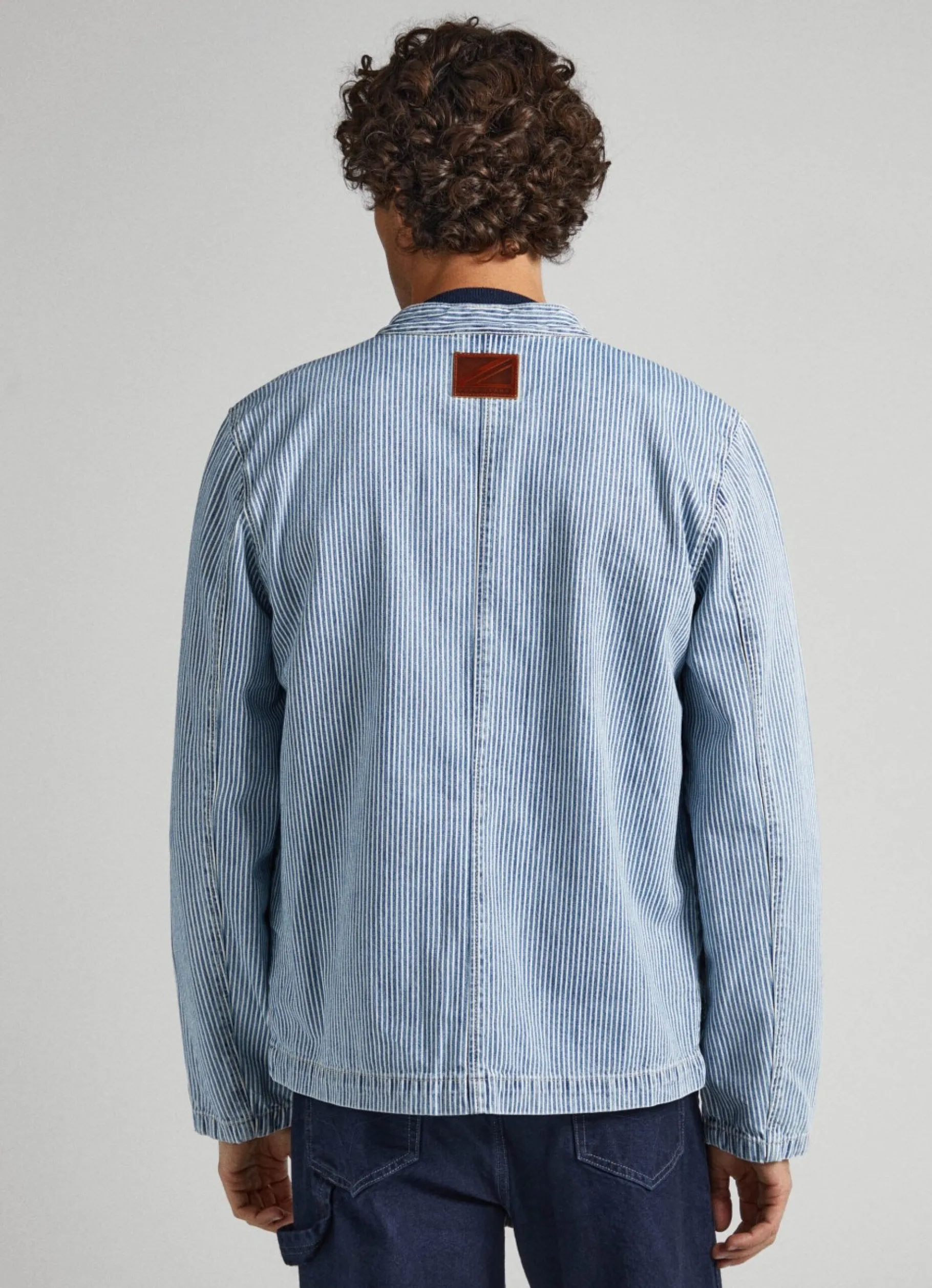 Men Pepe Jeans Railroad Stripe Jacket