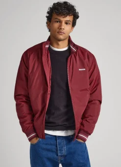 Men Pepe Jeans Recycled Fabric Bomber Jacket