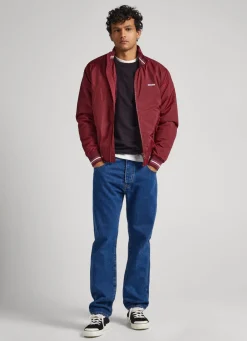 Men Pepe Jeans Recycled Fabric Bomber Jacket