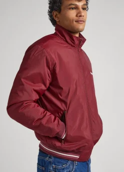 Men Pepe Jeans Recycled Fabric Bomber Jacket