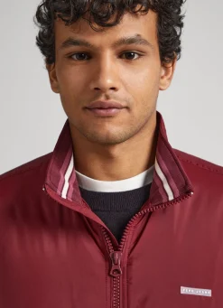 Men Pepe Jeans Recycled Fabric Bomber Jacket