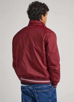 Men Pepe Jeans Recycled Fabric Bomber Jacket