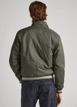 Men Pepe Jeans Recycled Fabric Bomber Jacket