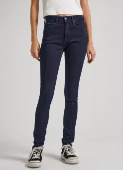 Women Pepe Jeans Regent Skinny Fit High-Rise Jeans