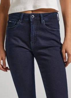 Women Pepe Jeans Regent Skinny Fit High-Rise Jeans