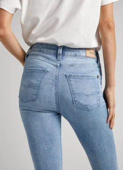 Women Pepe Jeans Regent Skinny Fit High-Rise Jeans