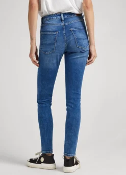 Women Pepe Jeans Regent Skinny Fit High-Rise Jeans