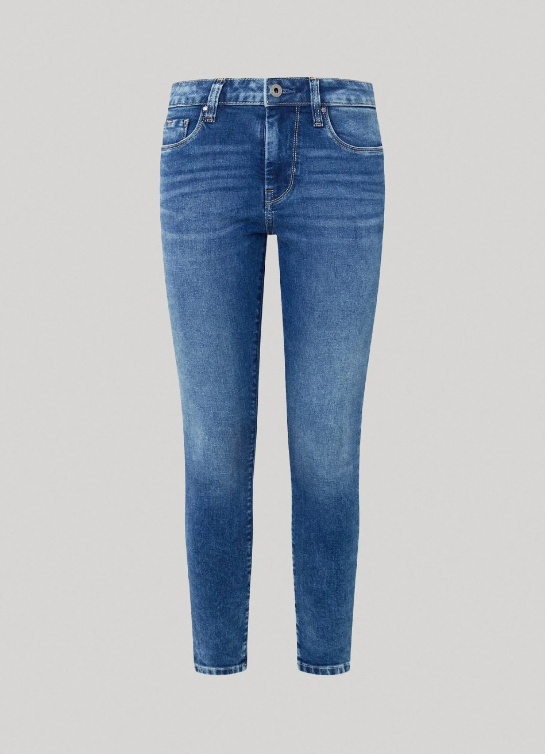 Women Pepe Jeans Regent Skinny Fit High-Rise Jeans