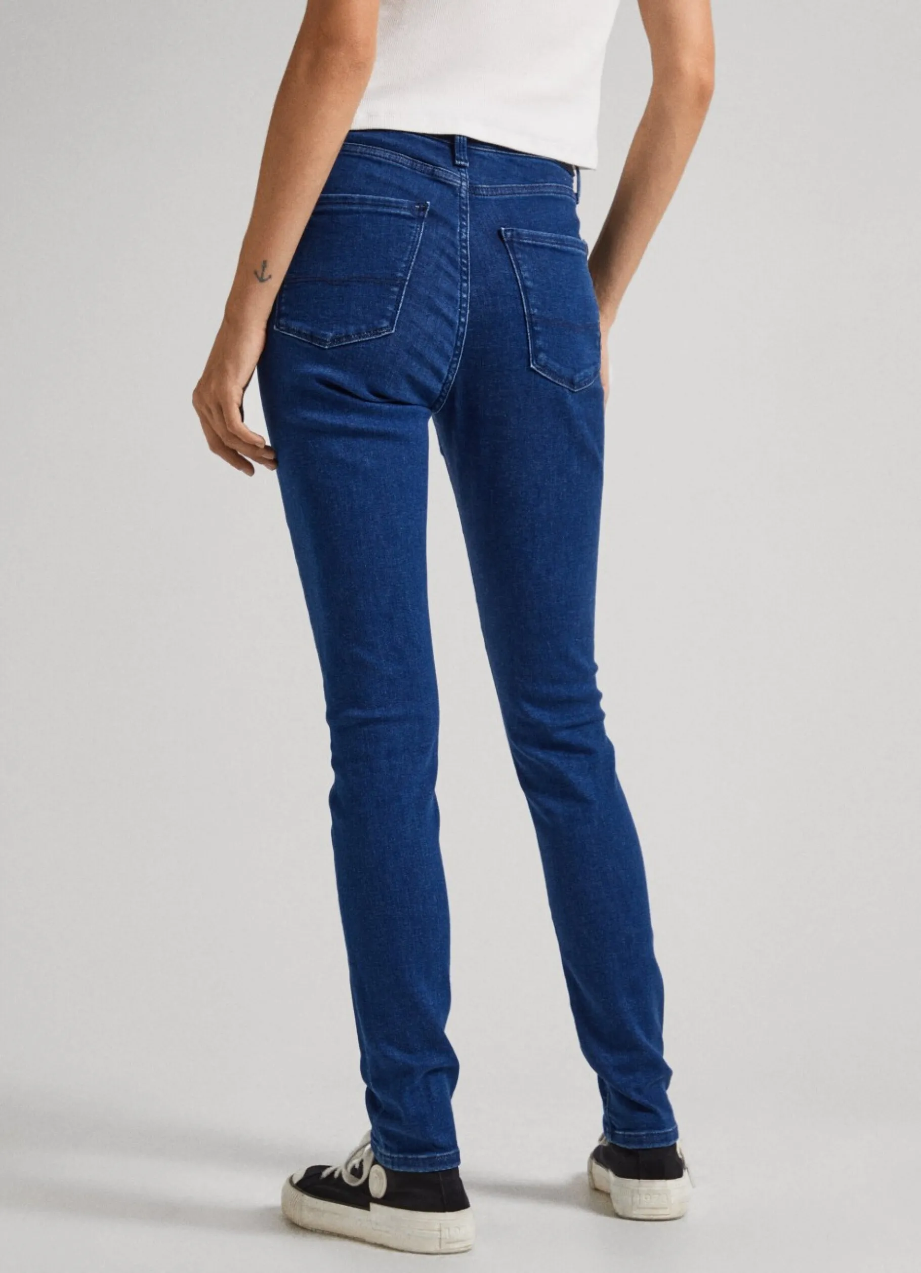 Women Pepe Jeans Regent Skinny Fit High-Rise Jeans