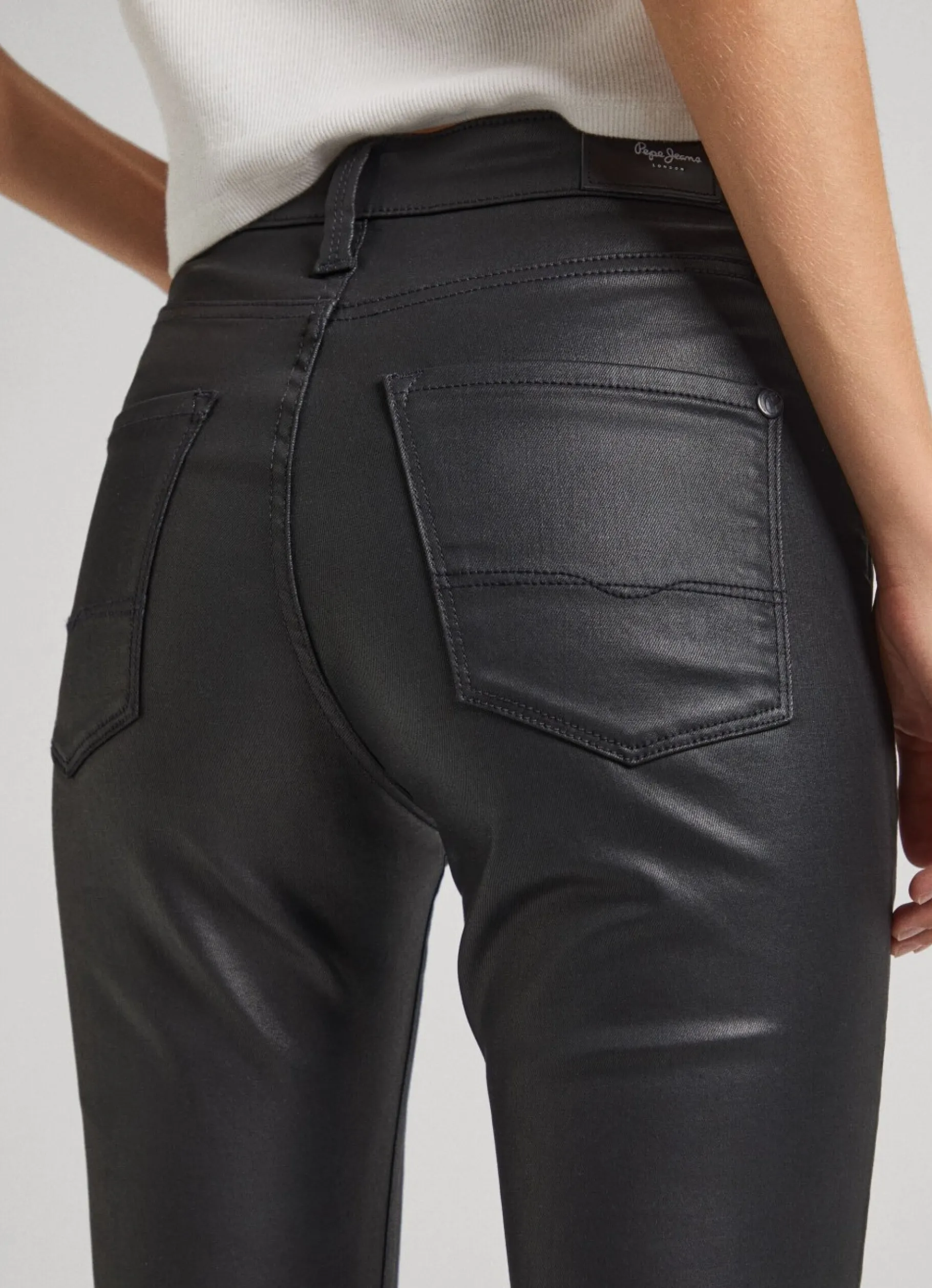 Women Pepe Jeans Regent Skinny Fit High-Waist Jeans
