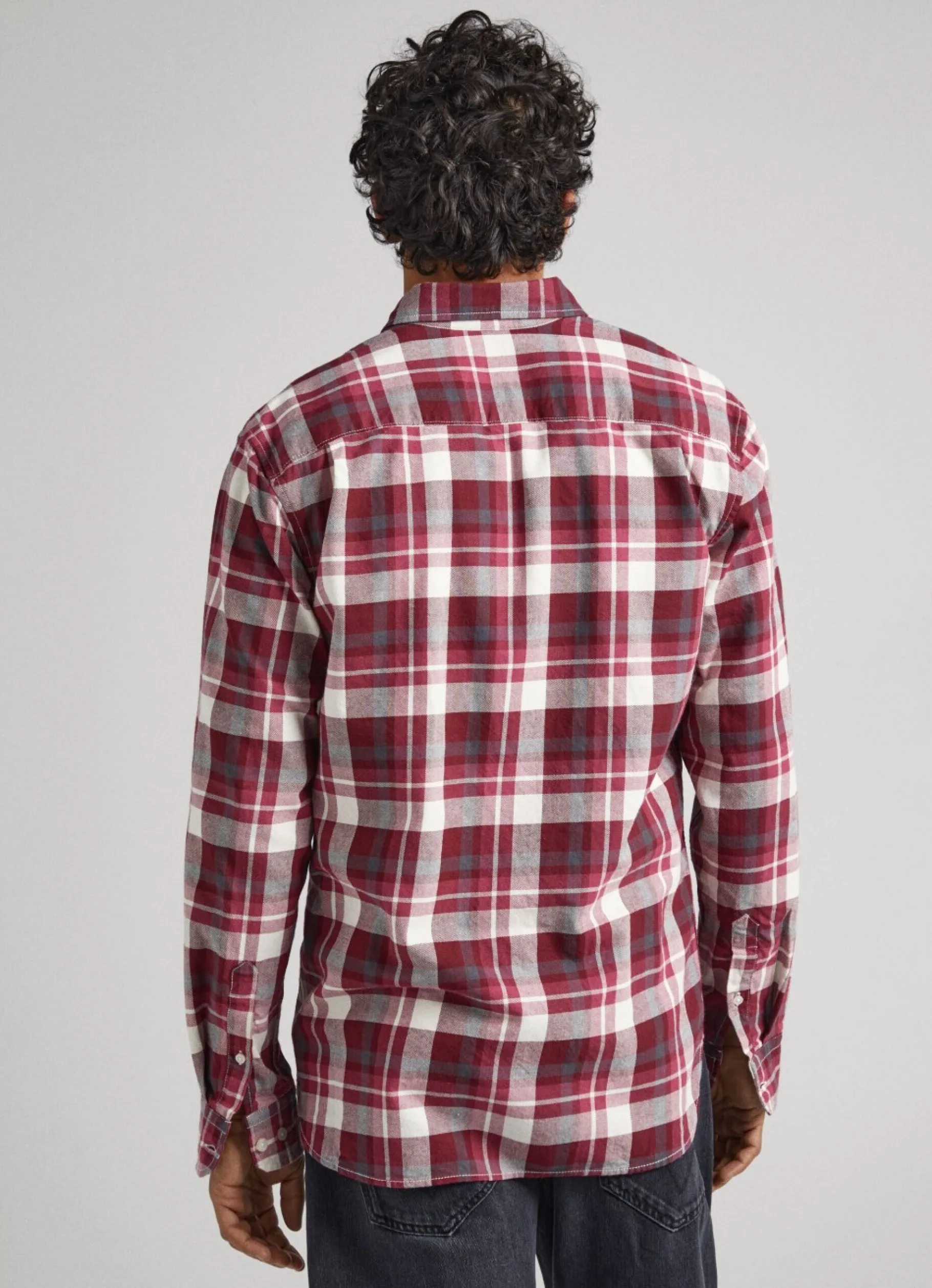 Men Pepe Jeans Regular Fit Check Shirt